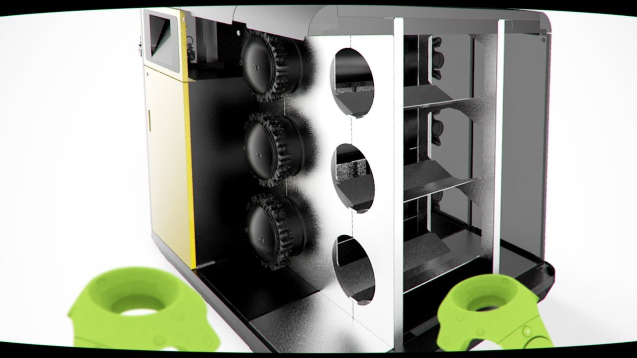 virtual reality computer aided modeling of industrial product